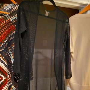 See Through Black Duster